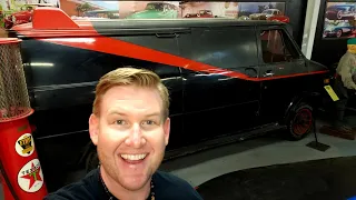 The REAL A-Team Van! HOLLYWOOD CAR MUSEUM