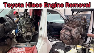 Toyota Hiace Engine Removal