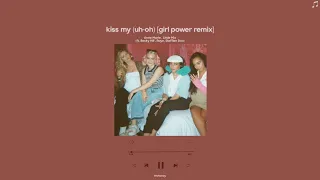 anne-marie & little mix - kiss my (uh-oh) [girl power remix] (sped up)