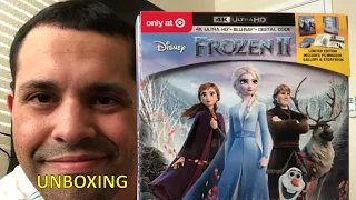 Unboxing Frozen 2 4K UHD Target Exclusive Blu-Ray Package