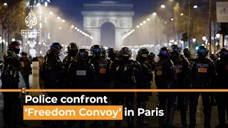 France: Police fire tear gas to stop ‘Freedom Convoy’ in Paris | Al Jazeera Newsfeed