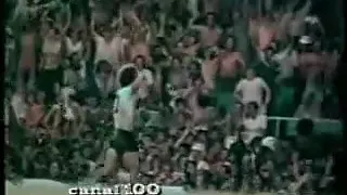 Osmar Santos!! Semi final do campeonato brasileiro 1976! Corinthians X Fluminense - Invasão