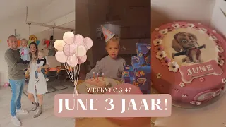 JUNE 3 jaar! 🎈& stoppen met de pil?🤨| weekvlog #47 |Carlijn Blom