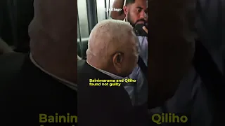 Bainimarama and Qiliho found not guilty