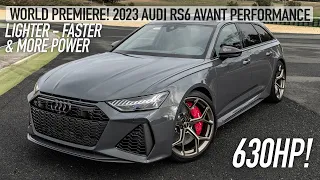 WORLD PREMIERE! 2023 AUDI RS6 AVANT PERFORMANCE - MORE POWER, FASTER AND LIGHTER - FINALLY!!!