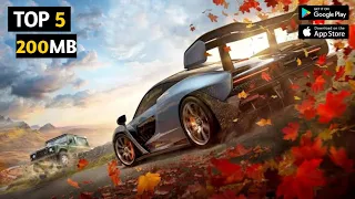 Top 5 crazy games like car racing games under 200mb || car racing game like Forza Horizon 5 |