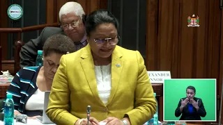 Fijian Minister for Local Government, Hon. Premila Kumar response on the 2020 -2021 National Budget