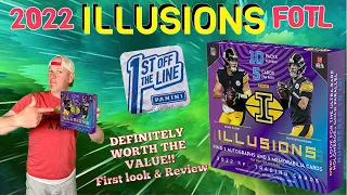 💥PRODUCT REVIEW💥 2022 Panini Illusions Football FOTL Hobby Box!! Best Buy For The Money!