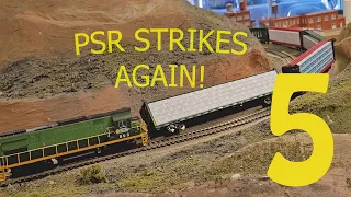 HO Scale Fails and Derailment Part 5!