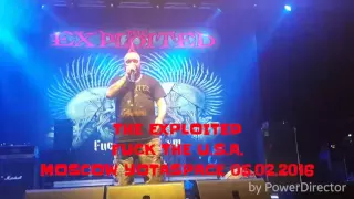 THE EXPLOITED - FUCK THE USA (Moscow Yotaspace 05.02.2016)