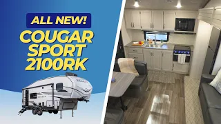 🆕⚠NEW RV ALERT!⚠🆕 Lightweight AND Affordable Couples 5th Wheel! Cougar Sport 2100RK RV Review