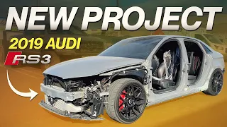 NEW PROJECT REBUILDING A DAMAGED 2019 AUDI RS3