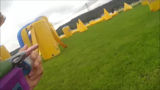 Pump practice at Vallda Paintball Park