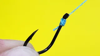 Always use this knot that will never come undone, how to tie a hook to a fishing line, fishing, 4k