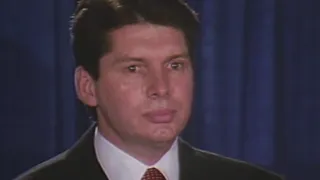 Vince McMahon pays tribute to his father during the Madison Square Garden Hall of Fame - 1984