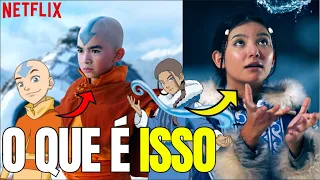 FICOU BOM ? NETFLIX REVELA O VISUAL DE AVATAR A LENDA DE AANG