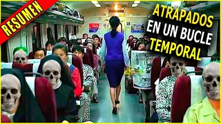 👉 resumen : 15 AÑOS EN EL TREN SON COMO 10 MINUTOS PARA SUS PASAJEROS - TIME LOOP | ahora te cuento