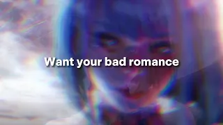 Bad Romance - Lady Gaga ( sped up ) - Lyrics