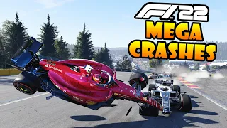 F1 22 MEGA CRASHES