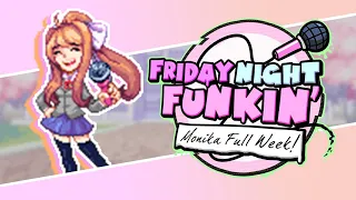 Monika Full Week (+ Bonus Song) - FC, Full Combo (HARD) | Friday Night Funkin'