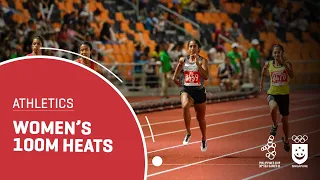 100m Women's Heats with Shanti Pereira and Bernice Liew | 2019 SEA Games