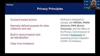 Innovating Through COVID-19 webinar - Digital Contact Tracing while Preserving Privacy: MyTrace.ca