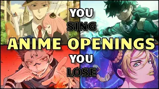 Try Not To Sing or Dance🚫🎤  | 🎵 Anime Opening Edition #2 🎵   |