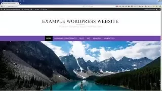 How to Remove the Mountains in the Pure and Simple WordPress Theme