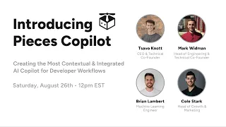 Introducing Pieces Copilot - Live Q&A 🔴