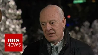 Doubts Over Syria Peace Talks says Staffan de Mistura - BBC News