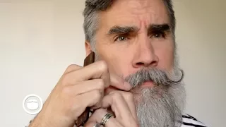 Handlebar Mustache with Loose Curl Tutorial | Greg Berzinsky