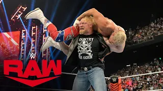 Cody Rhodes and Brock Lesnar engage in a wild brawl: Raw highlights, July 3, 2023