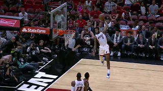 Derrick Jones Jr. Throws Down The Dunk Of The Year | HEAT vs. RAPTORS | 3.10.2019