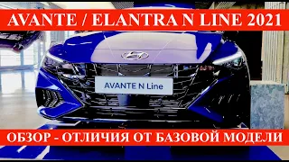 Avante Elantra N Line 2021. Заряженная версия