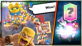 Barbarian Hut = INSANE! | Getting ANOTHER FREE LEGENDARY! | Clash Royale