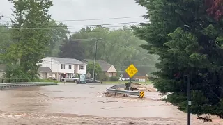 Water from Antietam Creek on Oley Turnpike Road