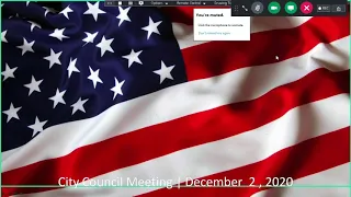 City of Los Banos California, City Council Meeting, December 2, 2020