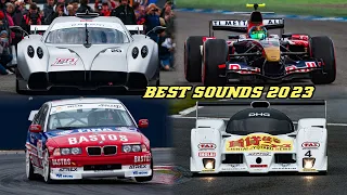 BEST MOTORSPORT SOUNDS OF 2023 | Huayra R, Matra, RSR, V10, V12, Rally, STW, F1, GT1, GT2, ...