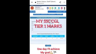 SSC CGL 2021 TIER 1 Marks out l My Scorecard l 12 April 2nd Shift #ssc #ssccgl #cgl