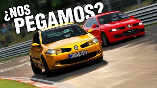 NO HAY QUIEN MEGANE en NÜRBURGRING con TRÁFICO | Assetto Corsa