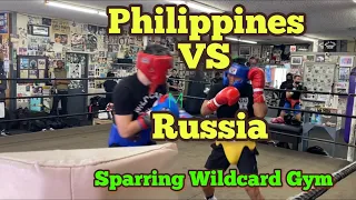 World Champ Marlon Tapales Sparring 🥊🥊 VS Russian👊🏿