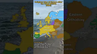 Religious Map of Europe after the Great Schism (1054)