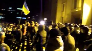 Мітинг біля Полтавської ОДА