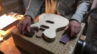 Hand Rubbed Guitar Finish Part 1 Wood Prep