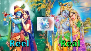 Reel Vs Real characters and places in RadhaKrishna show .