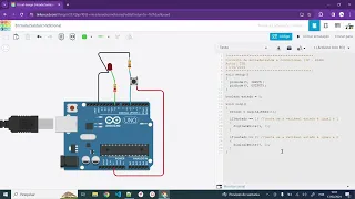 Utilização da estrutura condicional (IF - ELSE): Arduino no Tinkercad