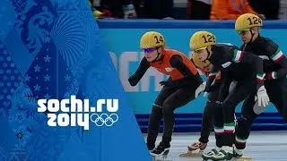 Ladies' Short Track Speed Skating - 3000m Relay Semi-Finals  | Sochi 2014 Winter Olympics