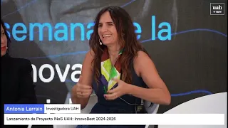 Antonia Larrain participa en lanzamiento de InnovoBest UAH, proyecto para la innovación social.