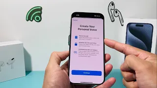 How to Setup Personal Voice iOS 17