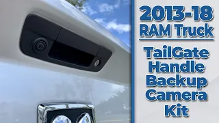 2013-2018 Ram Truck - Backup Rear Camera Upgrade - Easy Plug & Play Install!